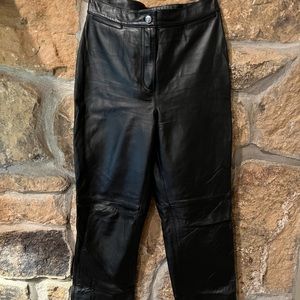 Authentic VTG Ralph Lauren Leather Jeans ~ Size 4